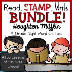 Journeys 1st Grade Sight Words Read Stamp Write BUNDLE aligned with HMH
