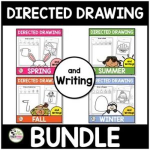 Directed Drawing plus Writing for Seasonal Activities BUNDLE