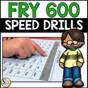 Sight Word Practice Speed Drills for First 600 Fry Sight Words Fluency