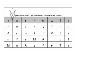 Letter Recognition Identification and Sounds Speed Drills 2 Letter Recognition Identification and Sounds Speed Drills 1