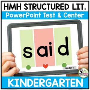HMH Into Reading Structured Literacy Kindergarten PowerPt HF Words