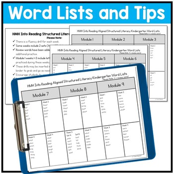 HMH Into Reading Structured Literacy Kindergarten Fluency Drills 2 HMH Into Reading Structured Literacy Kindergarten Fluency Drills 1