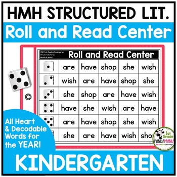 HMH Into Reading Structured Lit Kindergarten Roll and Read Centers 1 HMH Into Reading Structured Lit Kindergarten Roll and Read Centers