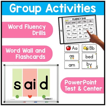 HMH Into Reading Kindergarten Structured Literacy Words BUNDLE 2 HMH Into Reading Kindergarten Structured Literacy Words BUNDLE 1