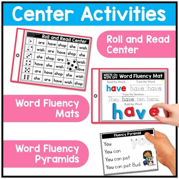 HMH Into Reading Kindergarten Structured Literacy Words BUNDLE 3 HMH Into Reading Kindergarten Structured Literacy Words BUNDLE 2