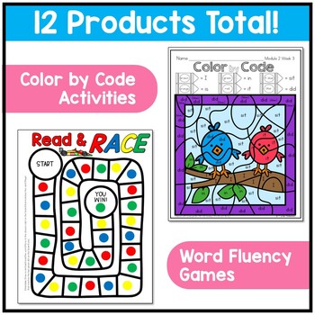 HMH Into Reading Kindergarten Structured Literacy Words BUNDLE 4 HMH Into Reading Kindergarten Structured Literacy Words BUNDLE 3