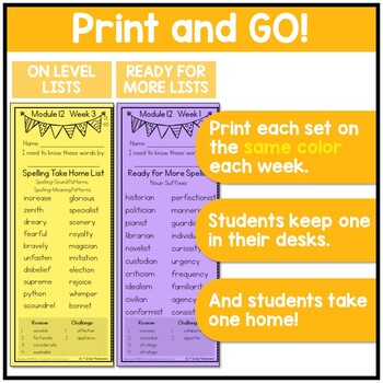 5th Grade Spelling Lists aligned HMH Into Reading Structured Lit BUNDLE 2 5th Grade Spelling Lists aligned HMH Into Reading Structured Lit BUNDLE 1