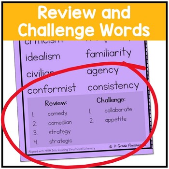 5th Grade Spelling Lists aligned HMH Into Reading Structured Lit BUNDLE 3 5th Grade Spelling Lists aligned HMH Into Reading Structured Lit BUNDLE 2