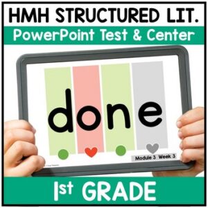 HMH Into Reading Structured Literacy 1st Grade PowerPt HF Words