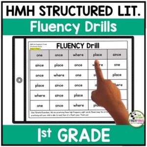 HMH Into Reading Structured Literacy 1st Grade Fluency Drills