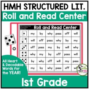 HMH Into Reading Structured Lit 1st Grade Roll and Read Centers