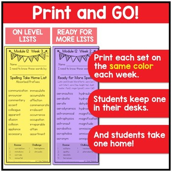 6th Grade Spelling Lists aligned HMH Into Reading Structured Lit BUNDLE 2 6th Grade Spelling Lists aligned HMH Into Reading Structured Lit BUNDLE 1