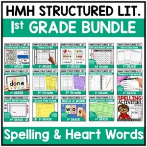 HMH Into Reading Structured Literacy 1st Grade BUNDLE Spelling