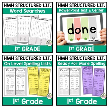 HMH Into Reading Structured Literacy 1st Grade BUNDLE Spelling, Heart Words 3 HMH Into Reading Structured Literacy 1st Grade BUNDLE Spelling