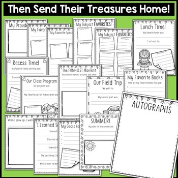 Memory Book for End of the School Year 4 Memory Book for End of the School Year 3
