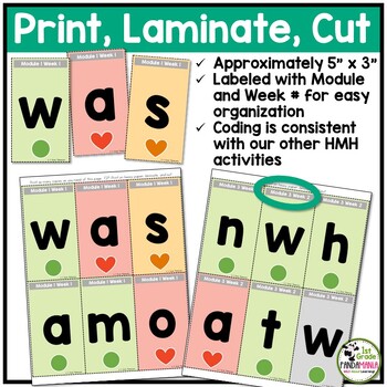 HMH Into Reading Structured Lit 1st Grade Build a Word Center 2 HMH Into Reading Structured Lit 1st Grade Build a Word Center 1
