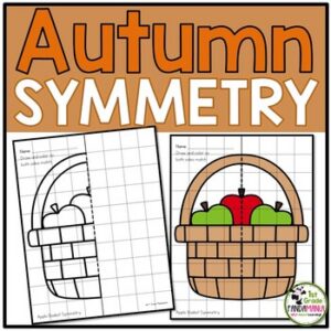 Fall Symmetry Lines of Symmetry Activities 1st