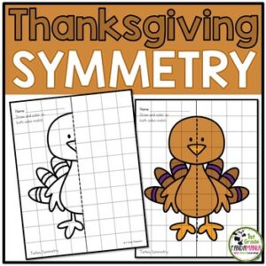 Thanksgiving Activities Lines of Symmetry Activities 1st