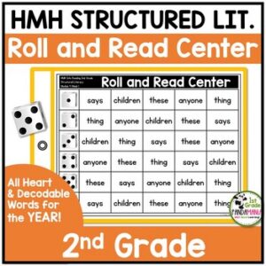 HMH Into Reading Structured Lit 2nd Grade Roll and Read Centers