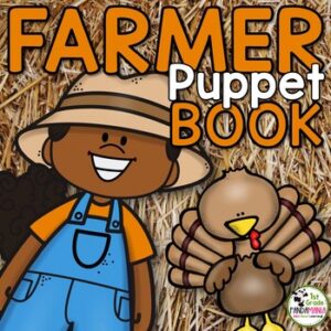 Thanksgiving Activity Reading Fluency Practice Farmer Puppet Book