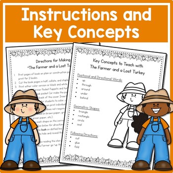 Thanksgiving Activity Reading Fluency Practice Farmer Puppet Book 2 Thanksgiving Activity Reading Fluency Practice Farmer Puppet Book 1