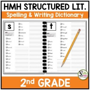 HMH Into Reading Structured Lit 2nd Grade Spelling & Writing Dictionary