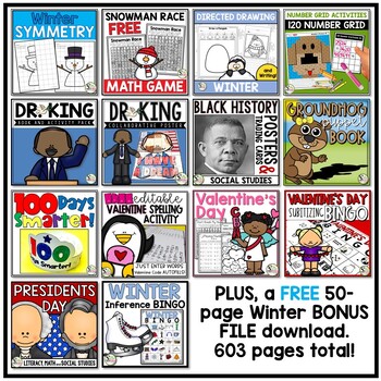 Winter Activities BIG BUNDLE for January-February 2 Winter Activities BIG BUNDLE for January-February 1