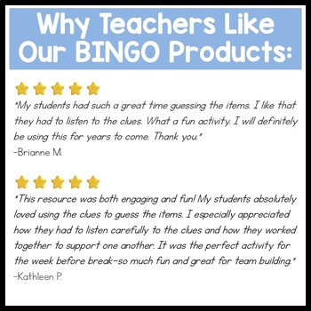 Winter Activities BINGO Cards Making Inferences with Pictures 4 Winter Activities BINGO Cards Making Inferences with Pictures 3