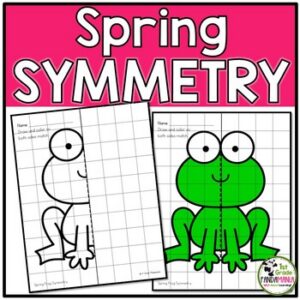 Spring Activities Lines of Symmetry 1st