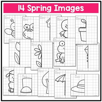 Spring Activities Lines of Symmetry 1st, 2nd, 3rd Grade 3 3rd Grade
