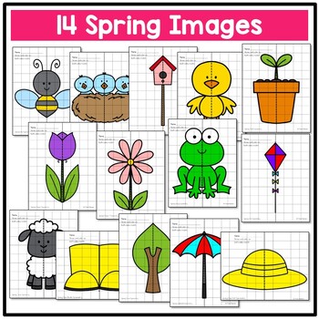 Spring Activities Lines of Symmetry 1st, 2nd, 3rd Grade 4 Spring Activities Lines of Symmetry 1st