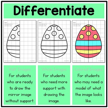 Easter Spring Activities Lines of Symmetry 1st, 2nd, 3rd Grade 2 2nd