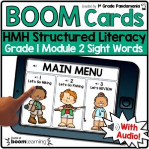 HMH Structured Literacy Grade 1 BOOM CARDS Module 2 Sight Heart Words