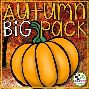 Autumn Activities for Math, Literacy, Science, and Social Studies Bundle 1 Autumn Activities for Math