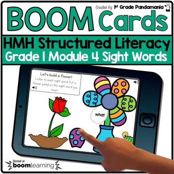 HMH Structured Literacy Grade 1 BOOM CARDS Module 4 Sight Words Build a Flower 1 HMH Structured Literacy Grade 1 BOOM CARDS Module 4 Sight Words Build a Flower
