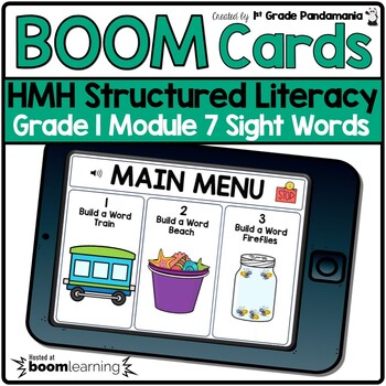 HMH Structured Literacy Grade 1 BOOM CARDS Mod 7 Sight Words Build a Word 1 HMH Structured Literacy Grade 1 BOOM CARDS Mod 7 Sight Words Build a Word