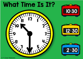 Telling Time To The HALF HOUR BOOM DECK 2 Telling Time To The HALF HOUR BOOM DECK 1