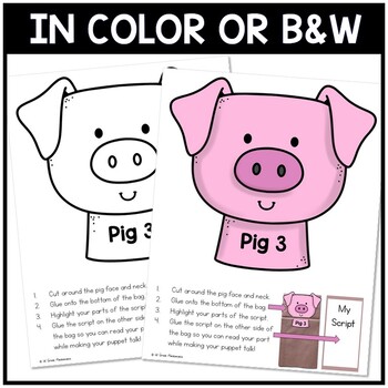 Fluency Practice Readers Theater Puppet Play Three Little Pigs 3 Fluency Practice Readers Theater Puppet Play Three Little Pigs 2