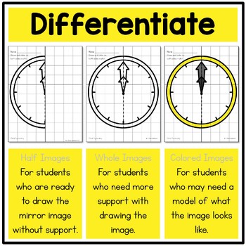 New Year Activities Lines of Symmetry 1st, 2nd, 3rd Grade 2 2nd