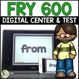 Fry Sight Words Assessment and Testing Center First 600 Fry Sight Words