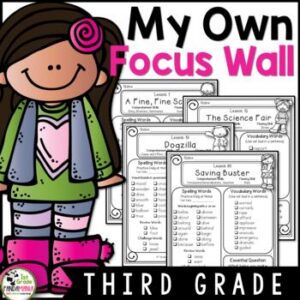 Journeys 3rd Grade Focus Wall Refrigerator Copies aligned with HMH Journeys