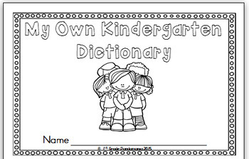 Sight Words Activities Dictionary for Kindergarten 2 Sight Words Activities Dictionary for Kindergarten 1