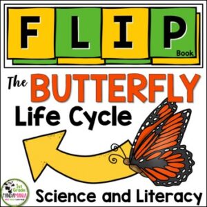 Butterfly Life Cycle Animal Science and Literacy FLIP Book