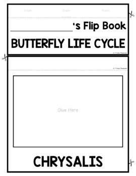 Butterfly Life Cycle Animal Science and Literacy FLIP Book 2 Butterfly Life Cycle Animal Science and Literacy FLIP Book 1