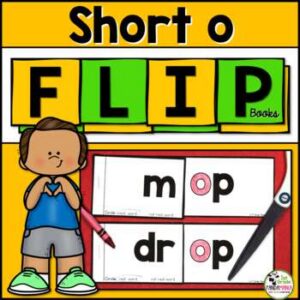 Short o Rhyming Word Family Phonics FLIP Books