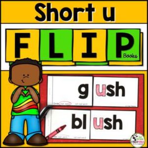Short u Rhyming Word Family Phonics FLIP Books