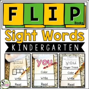 Sight Words for Kindergarten FLIP Books