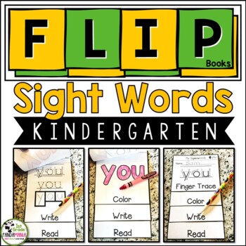 Sight Words for Kindergarten FLIP Books 1 Sight Words for Kindergarten FLIP Books