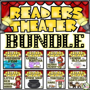 Readers Theater Scripts BUNDLE, Fables, Folktales and Children's Literature 1 Readers Theater Scripts BUNDLE