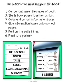 Five Senses FLIP Book Body Awareness and Human Body Systems 2 Five Senses FLIP Book Body Awareness and Human Body Systems 1